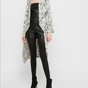 NWT Express Snakeskin Satin Duster